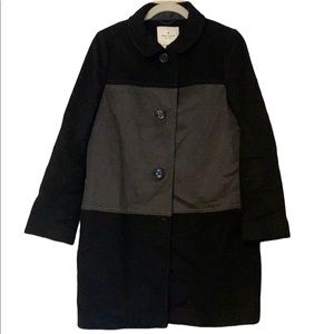 ♠︎ kate spade black/grey coat | SM